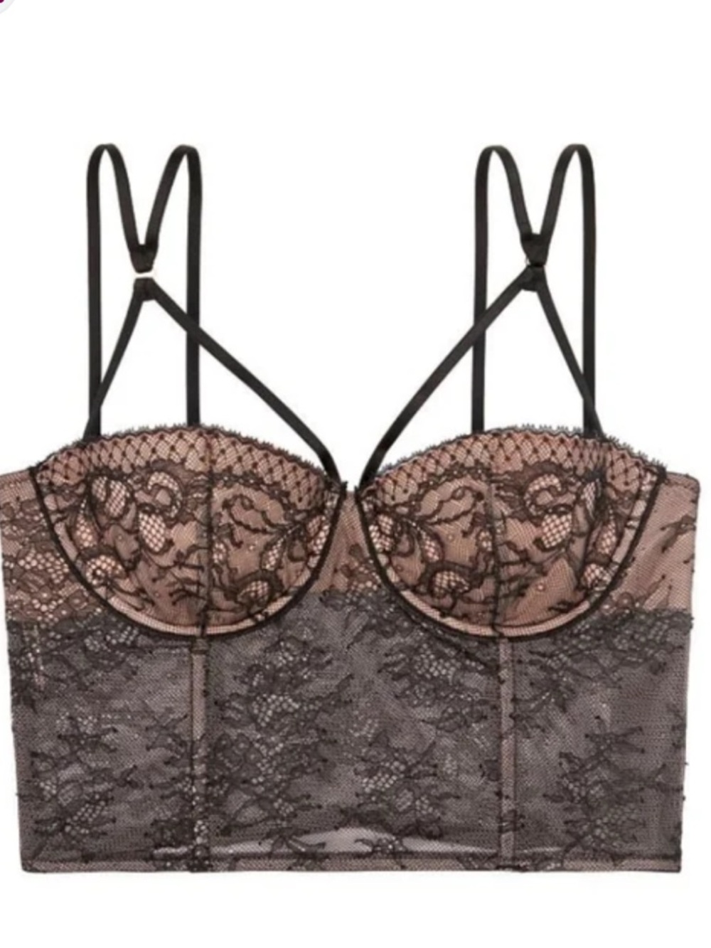 Victoria's Secret Black Lace Corset